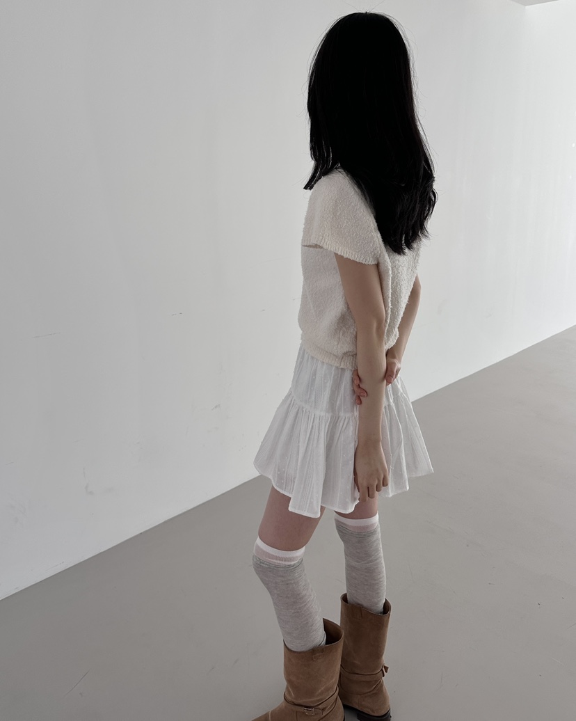 HOWDY韓國直郵女士新款時尚真品休閑26春夏針織衫不含內搭毛圈HOWDY針織衫