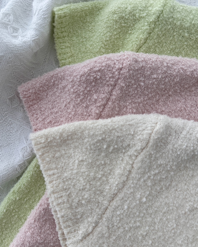 HOWDY韓國直郵女士新款時尚真品休閑26春夏針織衫不含內搭毛圈HOWDY針織衫