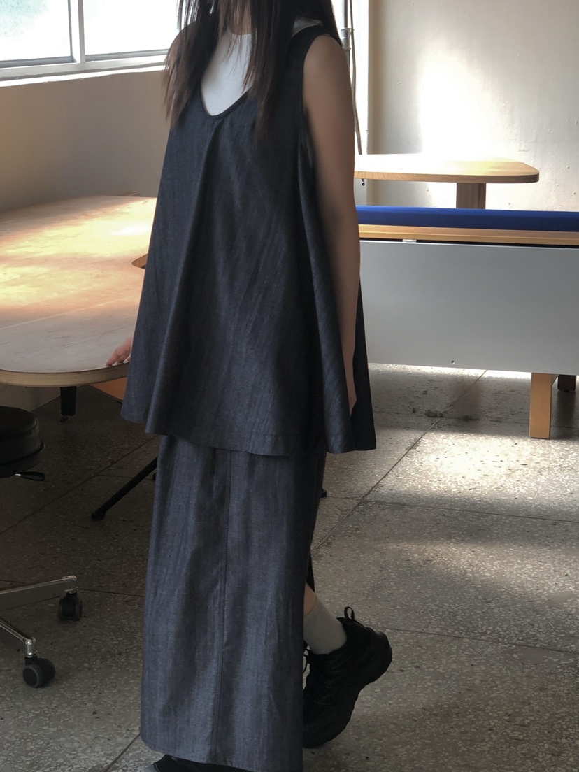 ONDO-P東大門實拍女裝新款時尚推薦熱賣人氣26春夏休閑長裙ONDO-P長裙