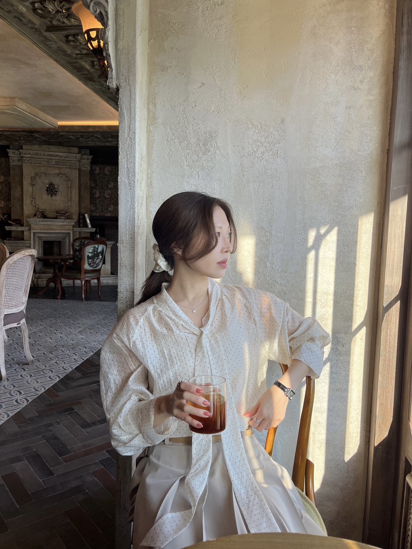 LEMATIN韓國直郵女士新品26春夏休閑真品推薦熱賣襯衫蕾絲衫LEMATIN襯衫/蕾絲衫