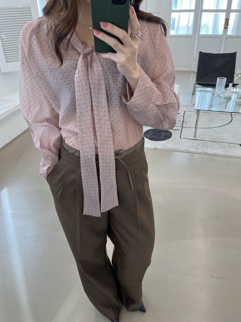 LEMATIN韓國直郵女士新品26春夏休閑真品推薦熱賣襯衫蕾絲衫LEMATIN襯衫/蕾絲衫