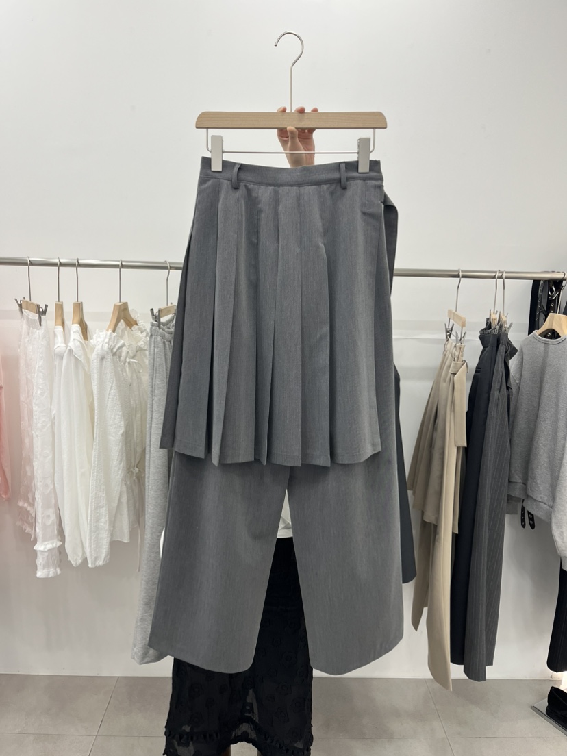 LEMATIN東大門代購女士新款時尚休閑推薦真品26春夏裙褲褶皺LEMATIN裙褲