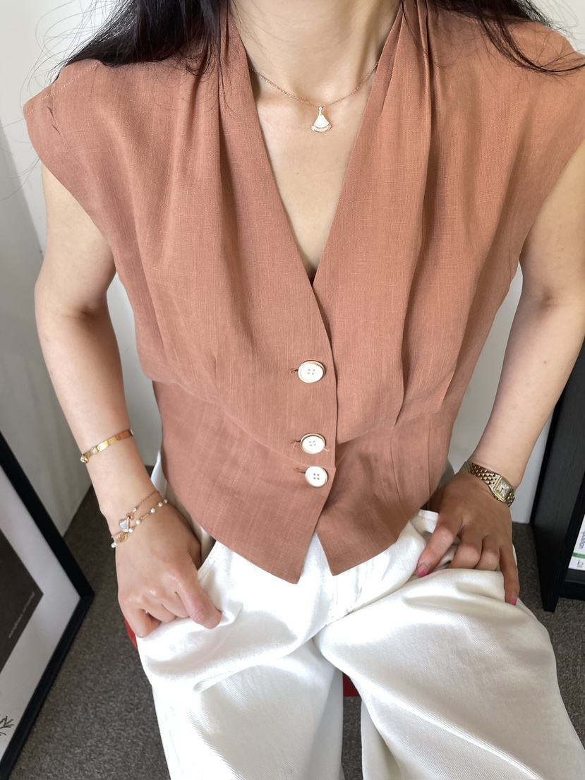 EDITION-P韓國直郵女裝新品真品26春夏休閑熱賣推薦馬甲EDITION/CHAHEE馬甲