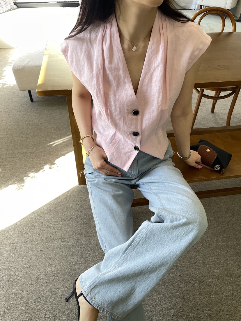 EDITION-P韓國直郵女裝新品真品26春夏休閑熱賣推薦馬甲EDITION/CHAHEE馬甲