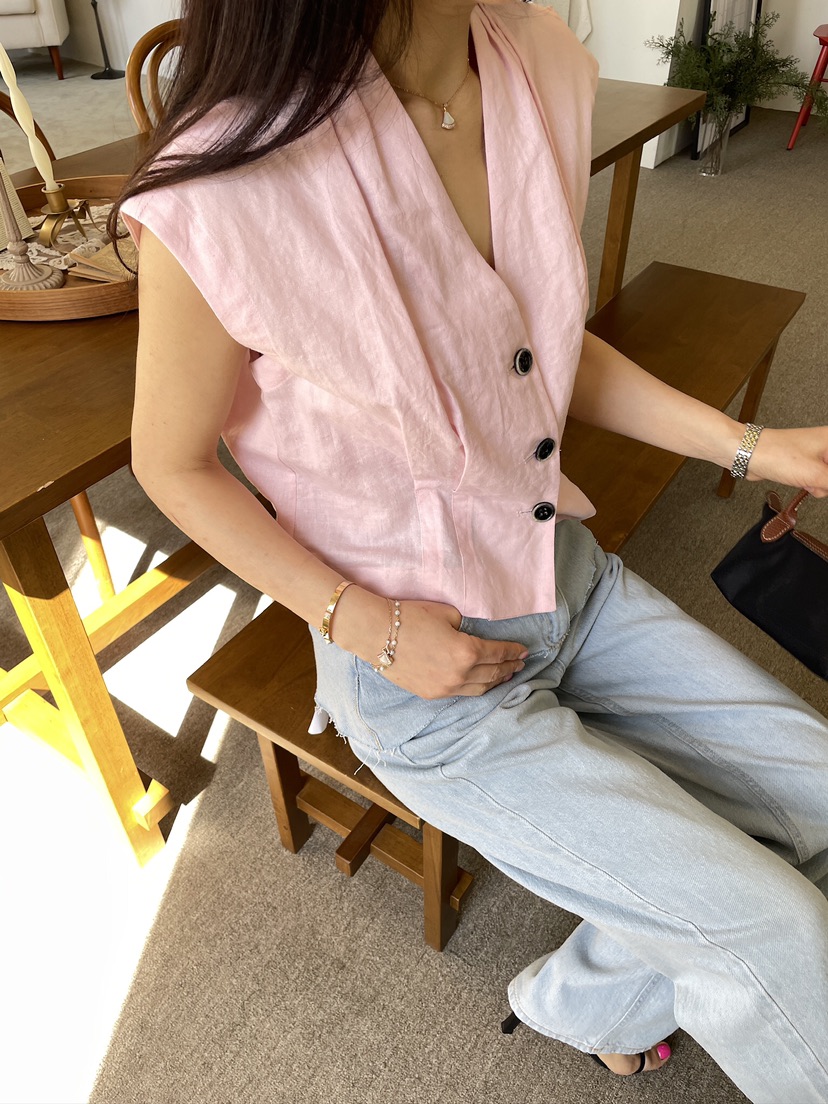 EDITION-P韓國直郵女裝新品真品26春夏休閑熱賣推薦馬甲EDITION/CHAHEE馬甲