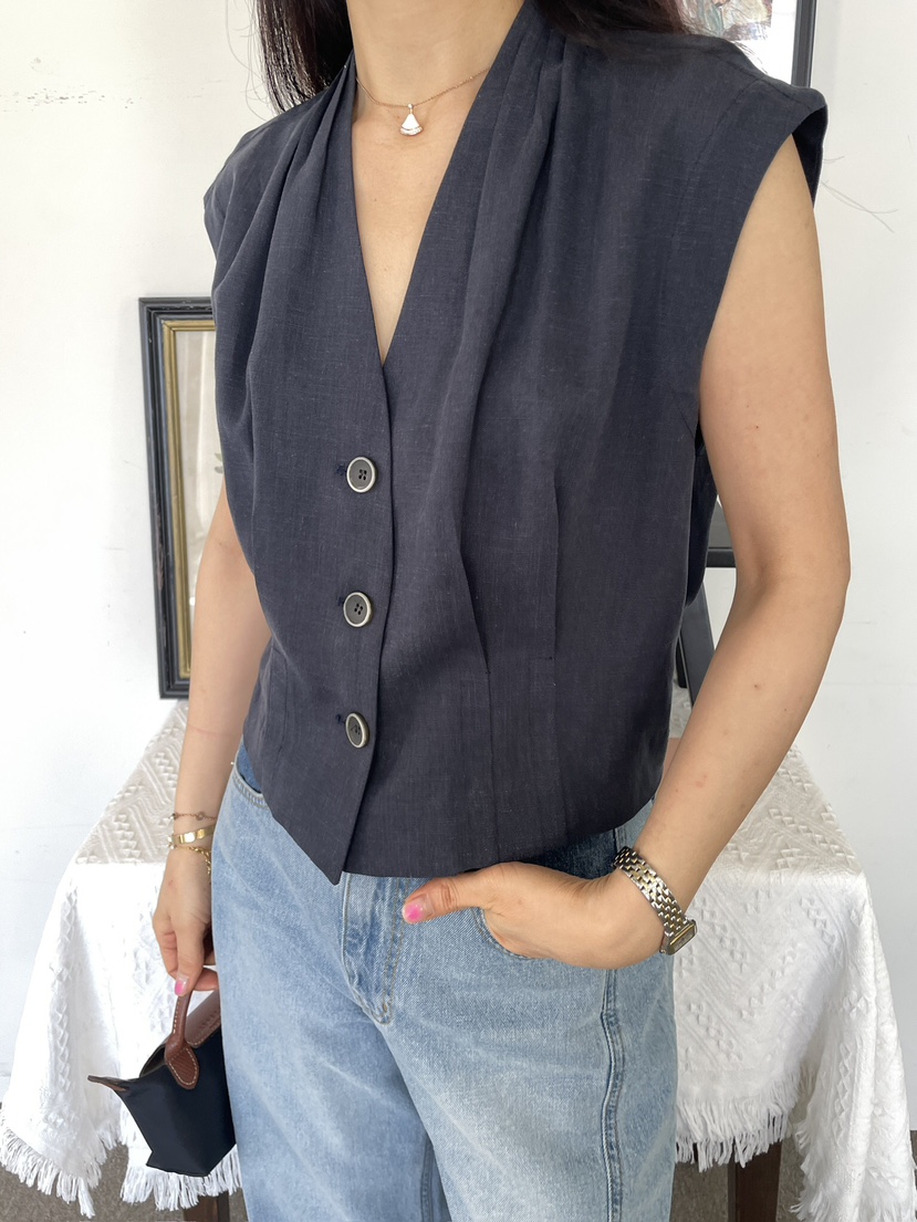 EDITION-P韓國直郵女裝新品真品26春夏休閑熱賣推薦馬甲EDITION/CHAHEE馬甲