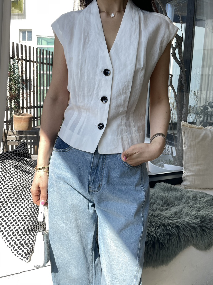 EDITION-P韓國直郵女裝新品真品26春夏休閑熱賣推薦馬甲EDITION/CHAHEE馬甲