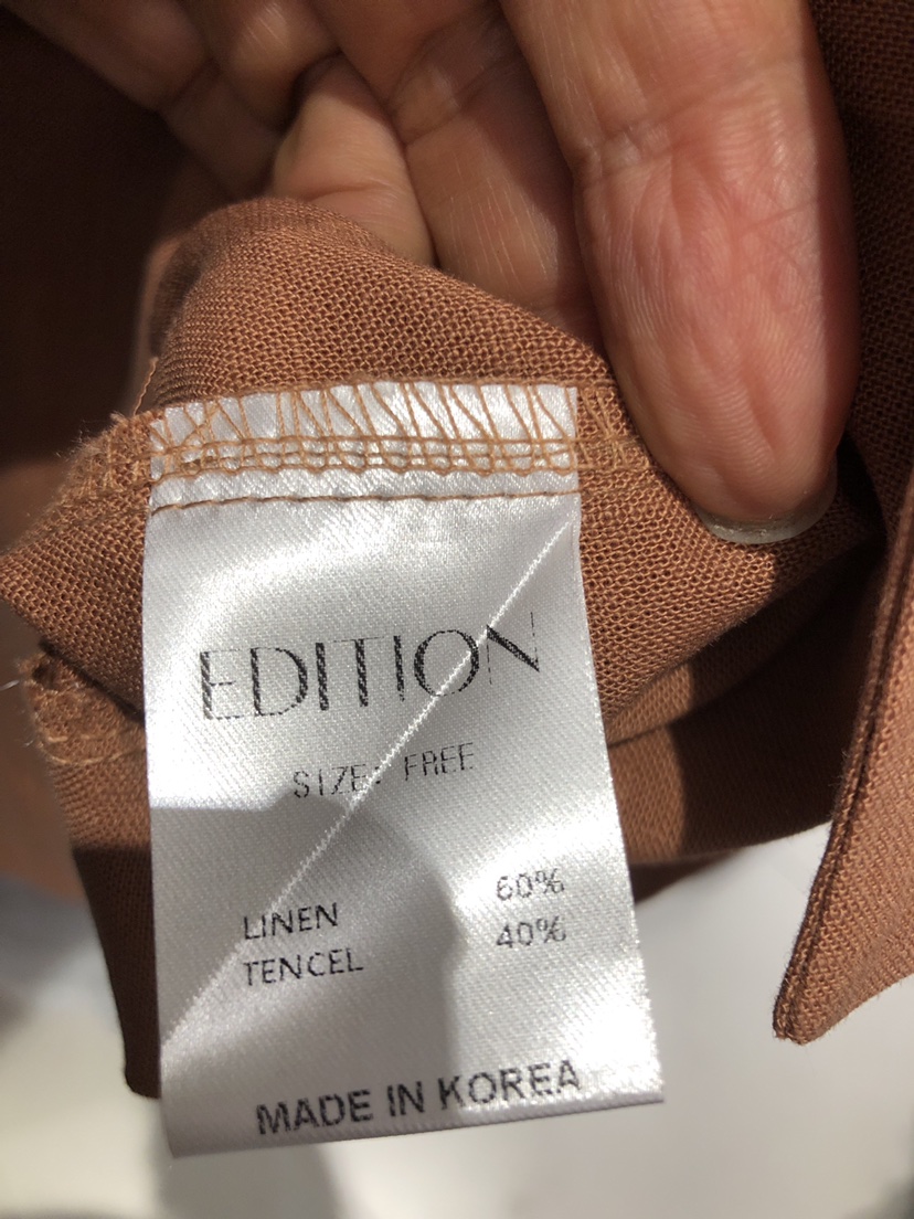 EDITION-P韓國直郵女裝新品真品26春夏休閑熱賣推薦馬甲EDITION/CHAHEE馬甲