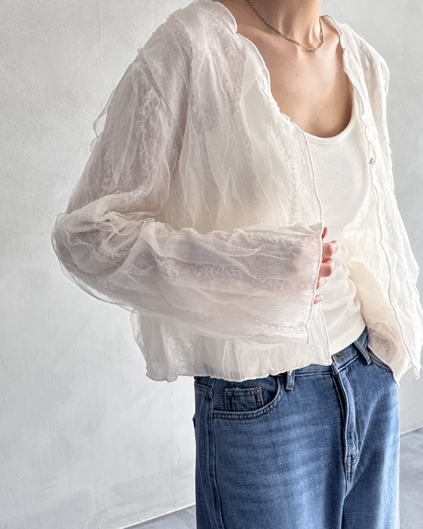 HOWDY韓國直郵女士新品推薦熱賣真品休閑襯衫蕾絲衫不含內搭HOWDY襯衫/蕾絲衫