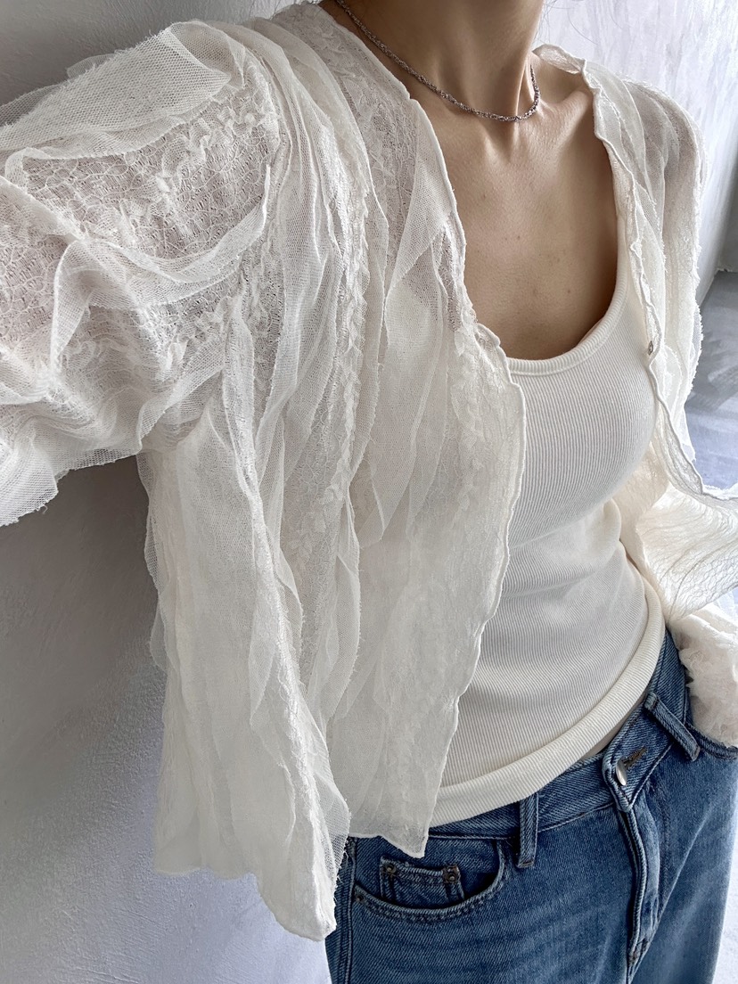 HOWDY韓國直郵女士新品推薦熱賣真品休閑襯衫蕾絲衫不含內搭HOWDY襯衫/蕾絲衫