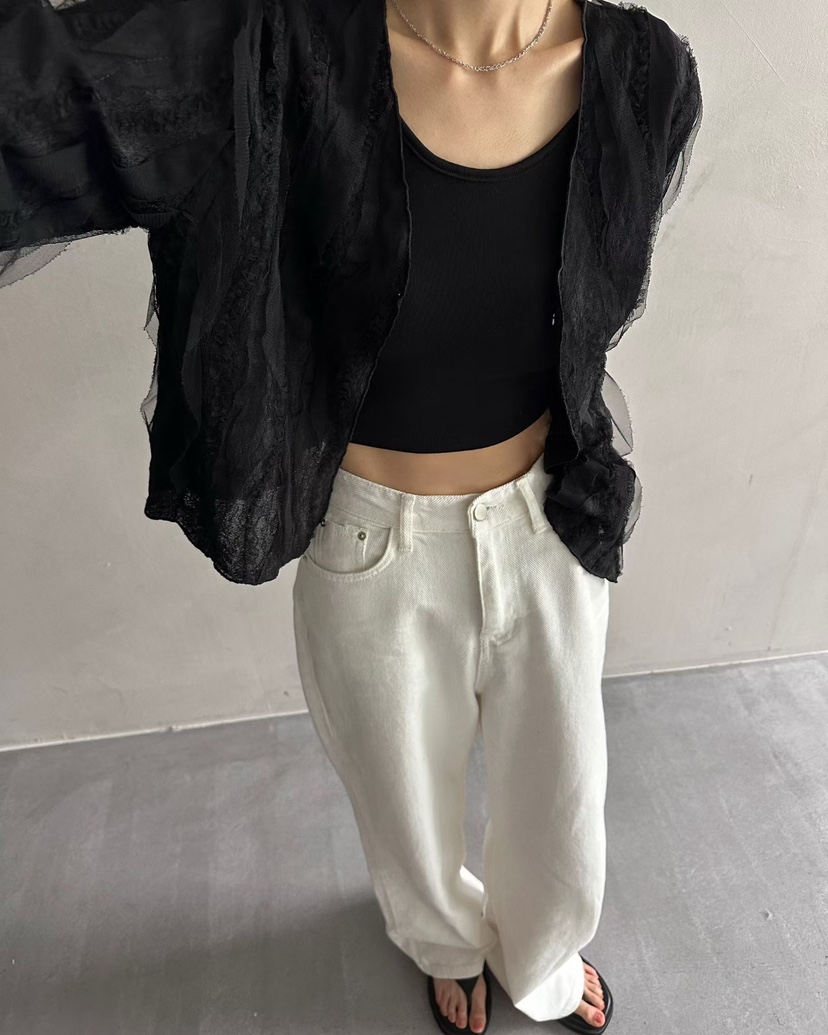 HOWDY韓國直郵女士新品推薦熱賣真品休閑襯衫蕾絲衫不含內搭HOWDY襯衫/蕾絲衫