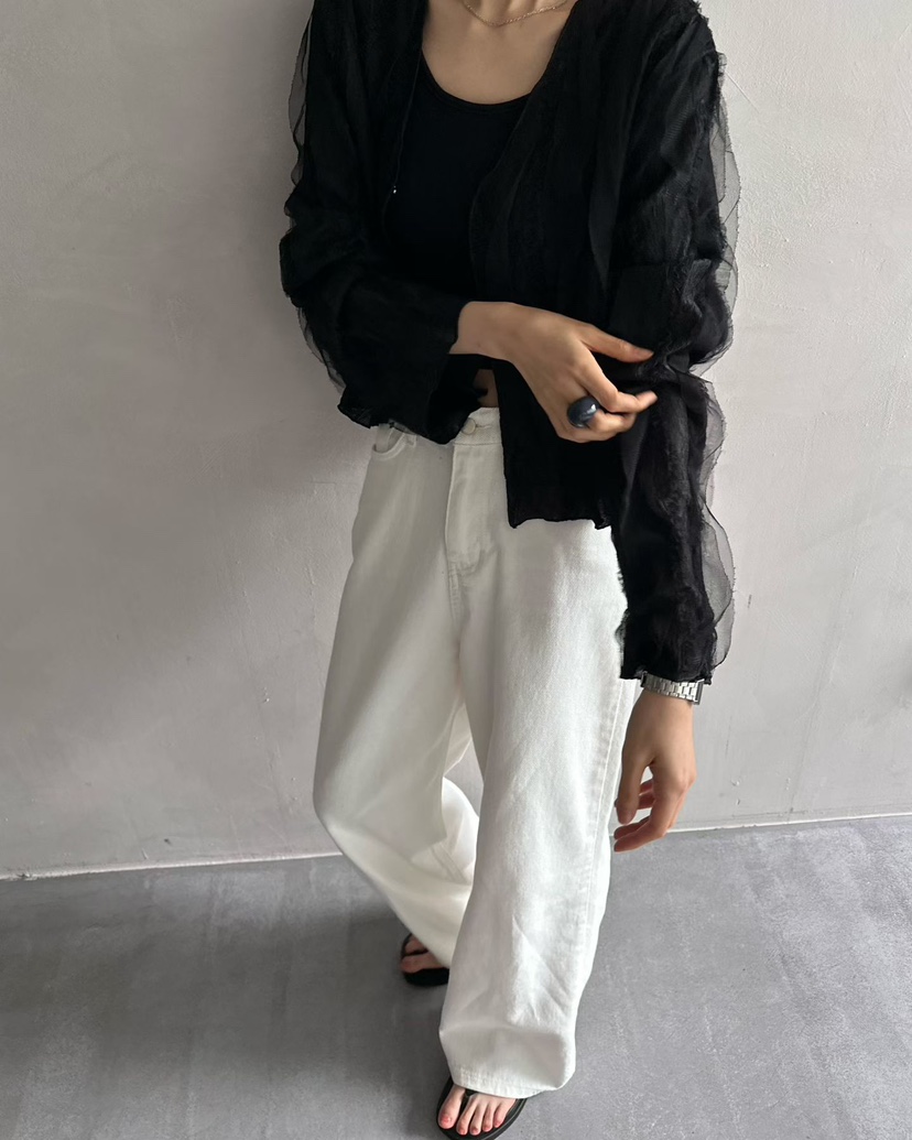 HOWDY韓國直郵女士新品推薦熱賣真品休閑襯衫蕾絲衫不含內搭HOWDY襯衫/蕾絲衫