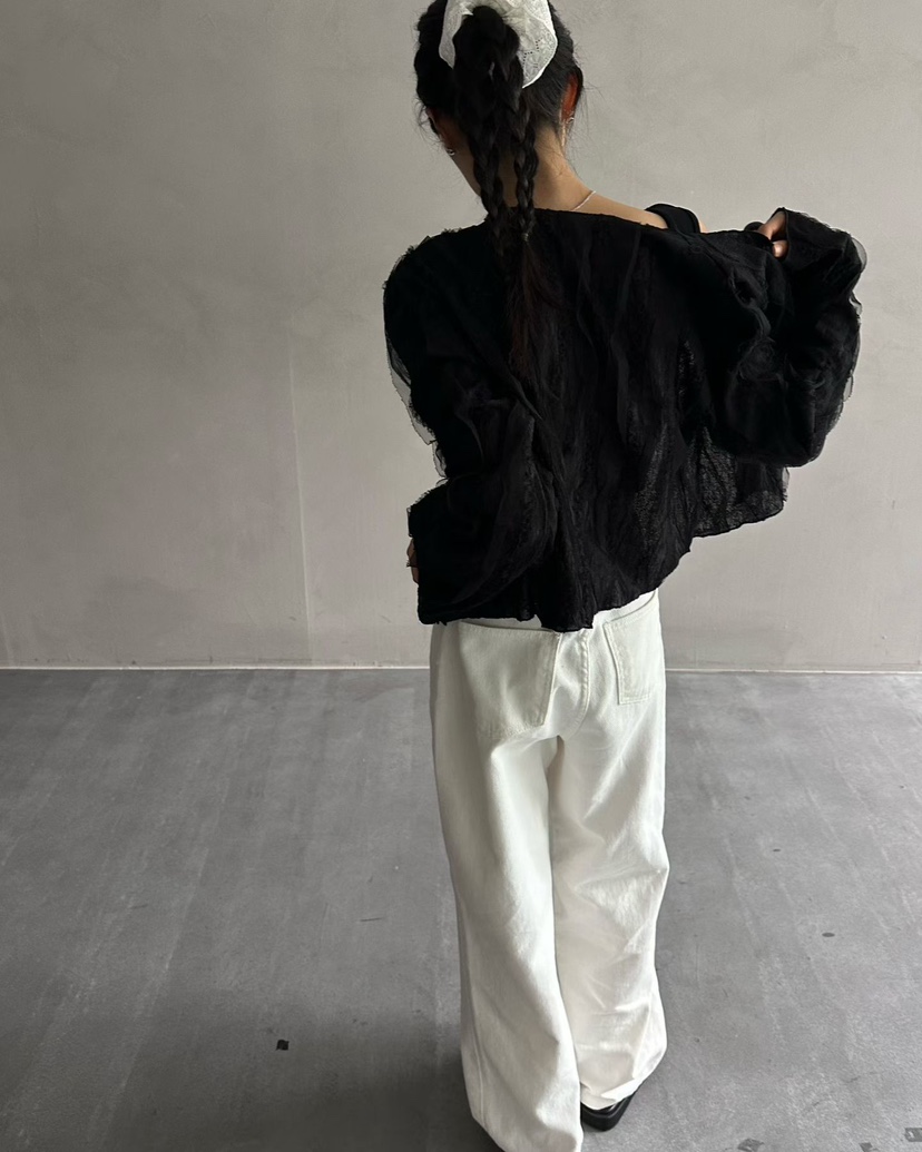 HOWDY韓國直郵女士新品推薦熱賣真品休閑襯衫蕾絲衫不含內搭HOWDY襯衫/蕾絲衫