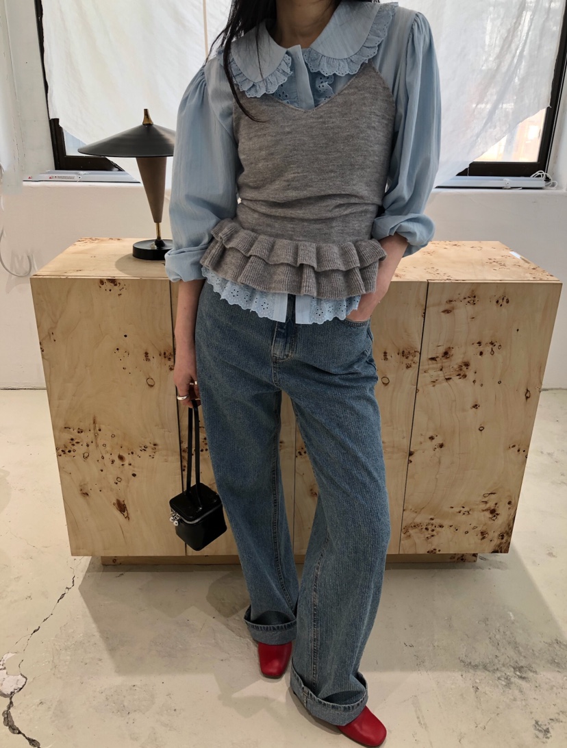 MELTED-P東大門實拍女裝新款職業人氣真品26春夏推薦牛仔褲MELTED-P牛仔褲