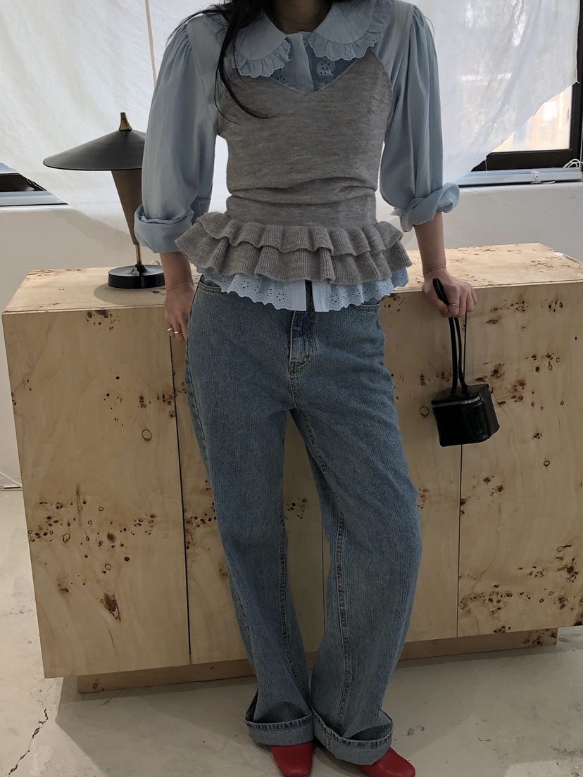 MELTED-P東大門實拍女裝新款職業人氣真品26春夏推薦牛仔褲MELTED-P牛仔褲