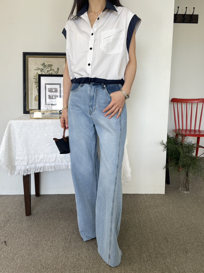 EDITION-P韓國代購女裝新品真品推薦休閑時尚人氣職業馬甲EDITION/CHAHEE馬甲