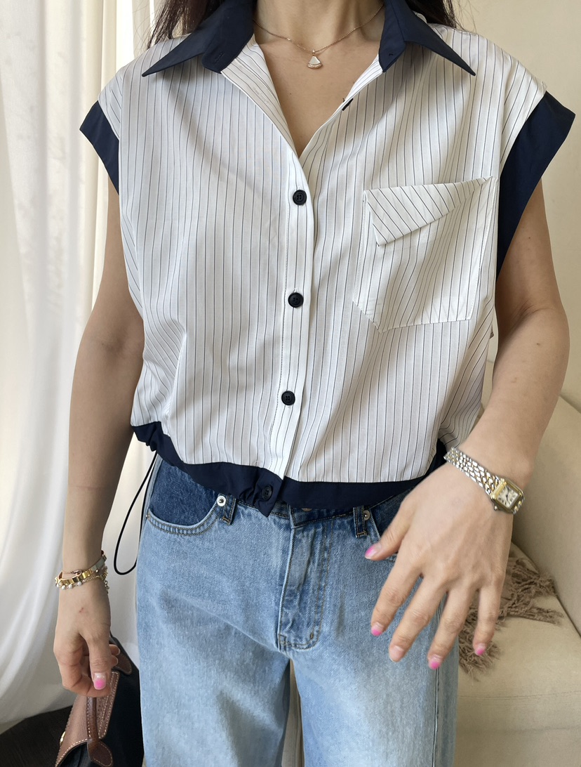 EDITION-P韓國代購女裝新品真品推薦休閑時尚人氣職業馬甲EDITION/CHAHEE馬甲