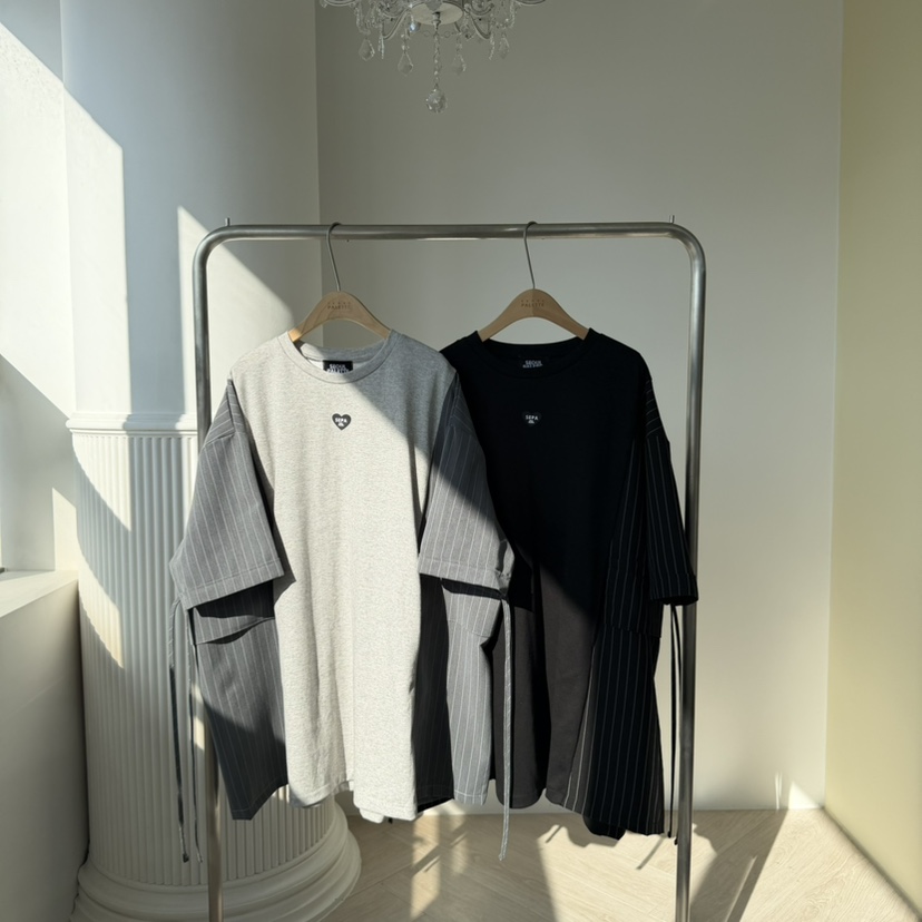 PALETTE-Q東大門實拍女裝新款26春夏推薦熱賣連衣裙條紋PALETTE-Q連衣裙