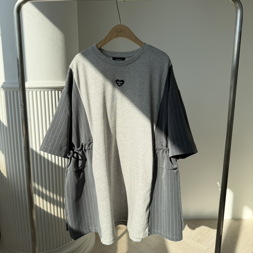 PALETTE-Q東大門實拍女裝新款26春夏推薦熱賣連衣裙條紋PALETTE-Q連衣裙