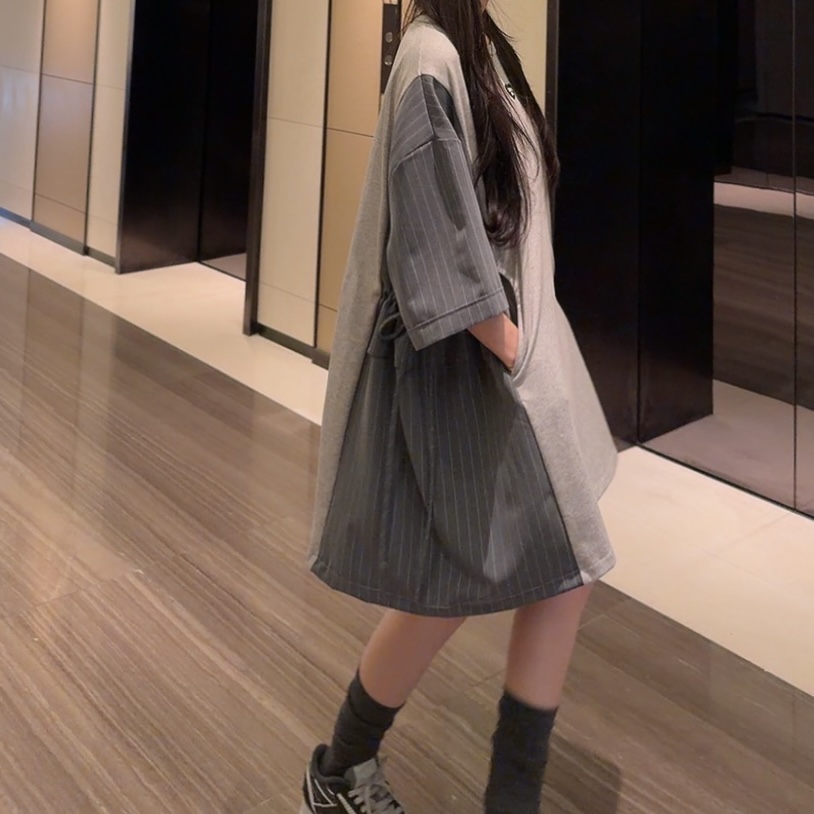 PALETTE-Q東大門實拍女裝新款26春夏推薦熱賣連衣裙條紋PALETTE-Q連衣裙