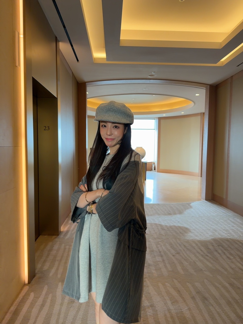 PALETTE-Q東大門實拍女裝新款26春夏推薦熱賣連衣裙條紋PALETTE-Q連衣裙