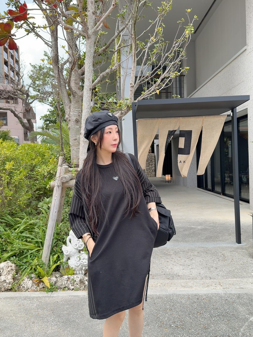 PALETTE-Q東大門實拍女裝新款26春夏推薦熱賣連衣裙條紋PALETTE-Q連衣裙