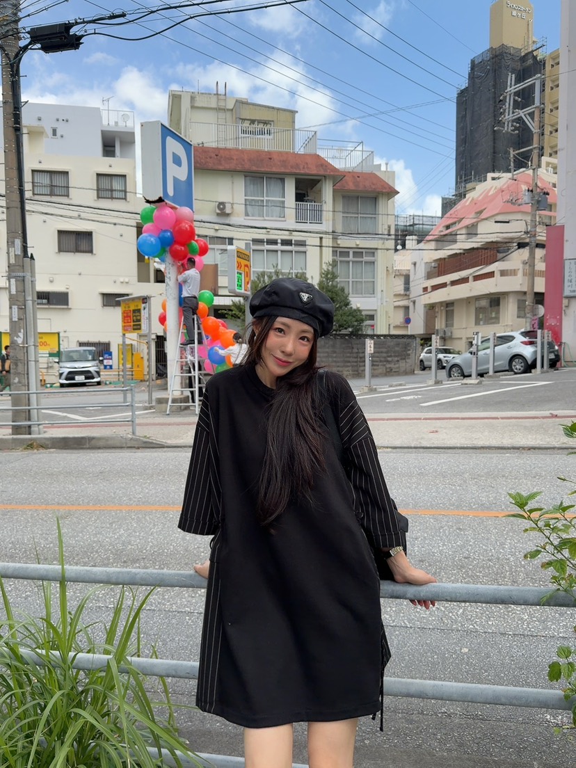 PALETTE-Q東大門實拍女裝新款26春夏推薦熱賣連衣裙條紋PALETTE-Q連衣裙