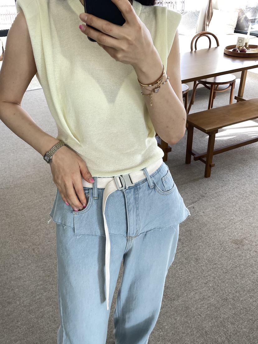 EDITION-P韓國代購女裝新款職業時尚真品熱賣推薦吊帶背心EDITION/CHAHEE吊帶/背心