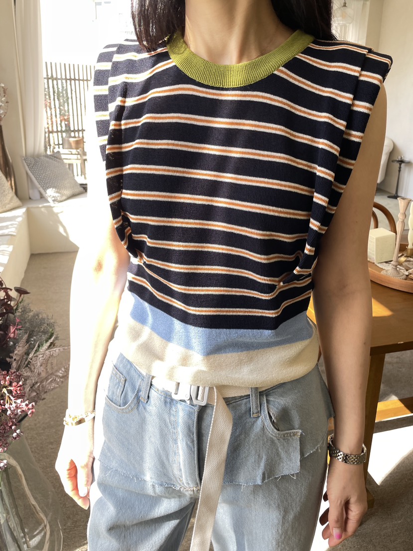 EDITION-P韓國代購女裝新款職業時尚真品熱賣推薦吊帶背心EDITION/CHAHEE吊帶/背心