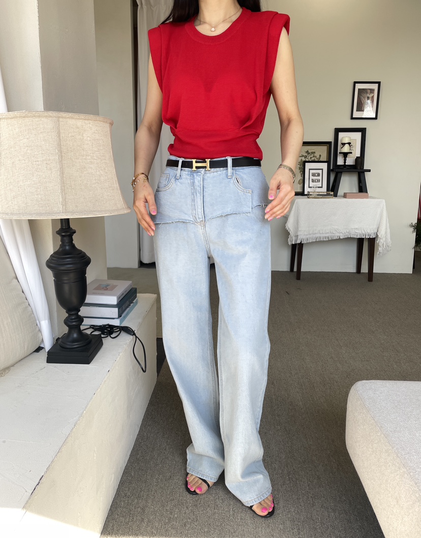 EDITION-P韓國代購女裝新款職業時尚真品熱賣推薦吊帶背心EDITION/CHAHEE吊帶/背心