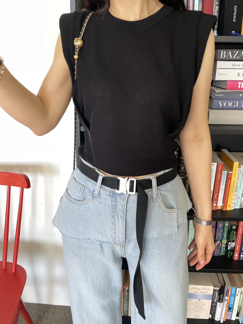 EDITION-P韓國代購女裝新款職業時尚真品熱賣推薦吊帶背心EDITION/CHAHEE吊帶/背心