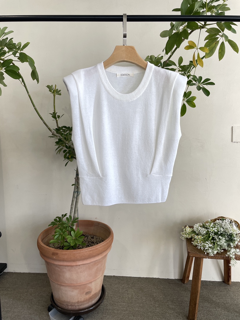 EDITION-P韓國代購女裝新款職業時尚真品熱賣推薦吊帶背心EDITION/CHAHEE吊帶/背心圖色1