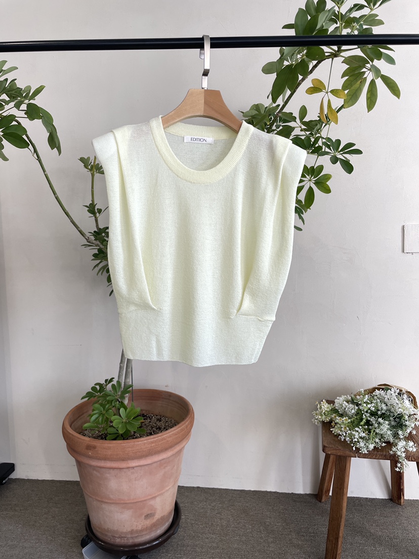 EDITION-P韓國代購女裝新款職業時尚真品熱賣推薦吊帶背心EDITION/CHAHEE吊帶/背心圖色2