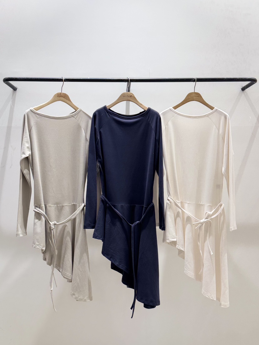 MELTED-P韓國直郵女裝新品休閑熱賣26春夏真品連衣裙含腰繩MELTED-P連衣裙