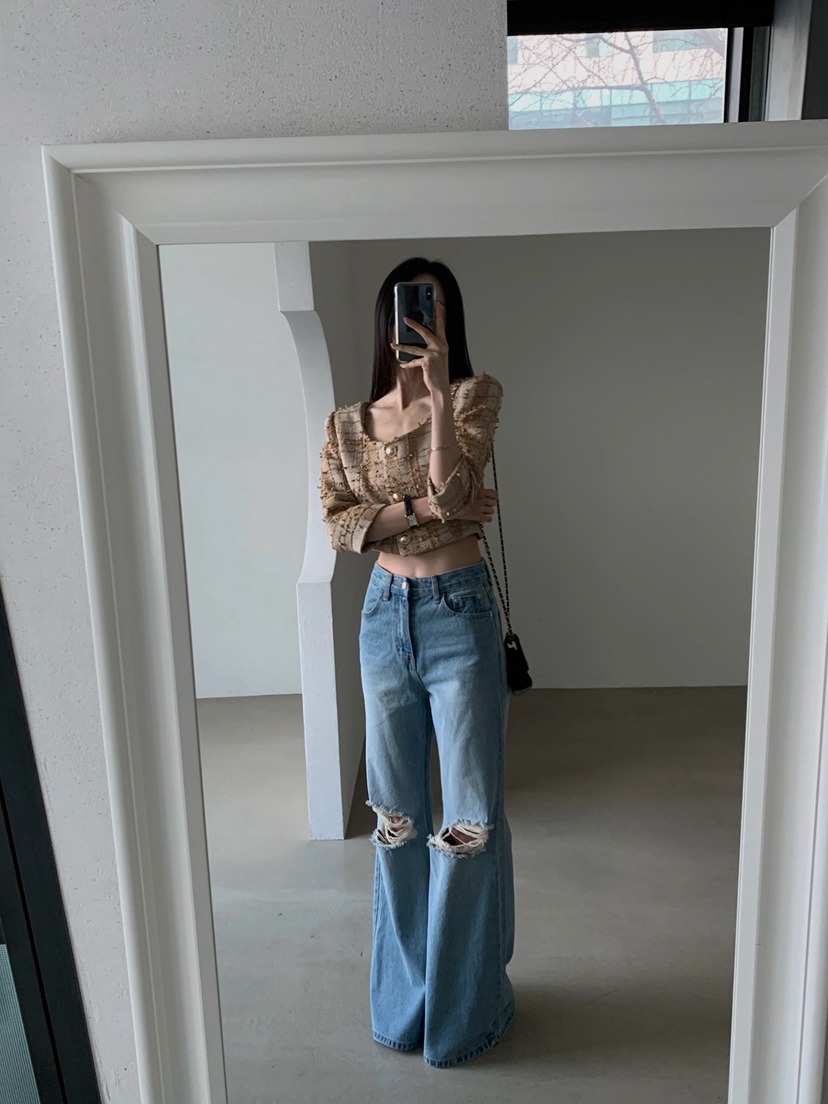 VERANDA東大門直郵女士新品26春夏推薦真品職業夾克粗花呢VERANDA夾克