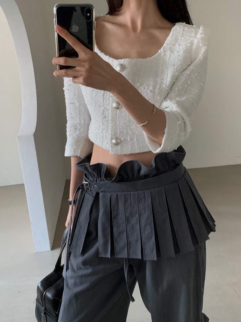 VERANDA東大門直郵女士新品26春夏推薦真品職業夾克粗花呢VERANDA夾克