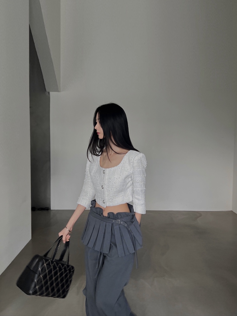 VERANDA東大門直郵女士新品26春夏推薦真品職業夾克粗花呢VERANDA夾克