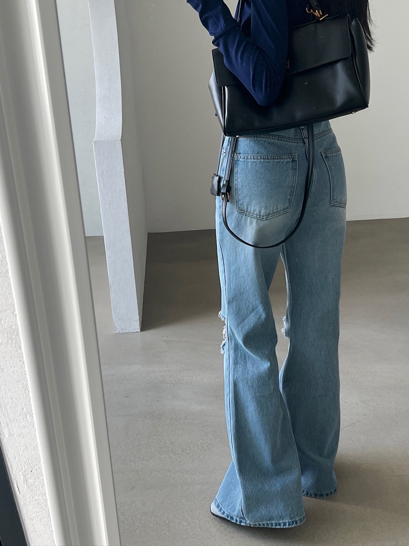 VERANDA韓國直郵女裝新款人氣職業時尚26春夏真品推薦牛仔褲VERANDA牛仔褲