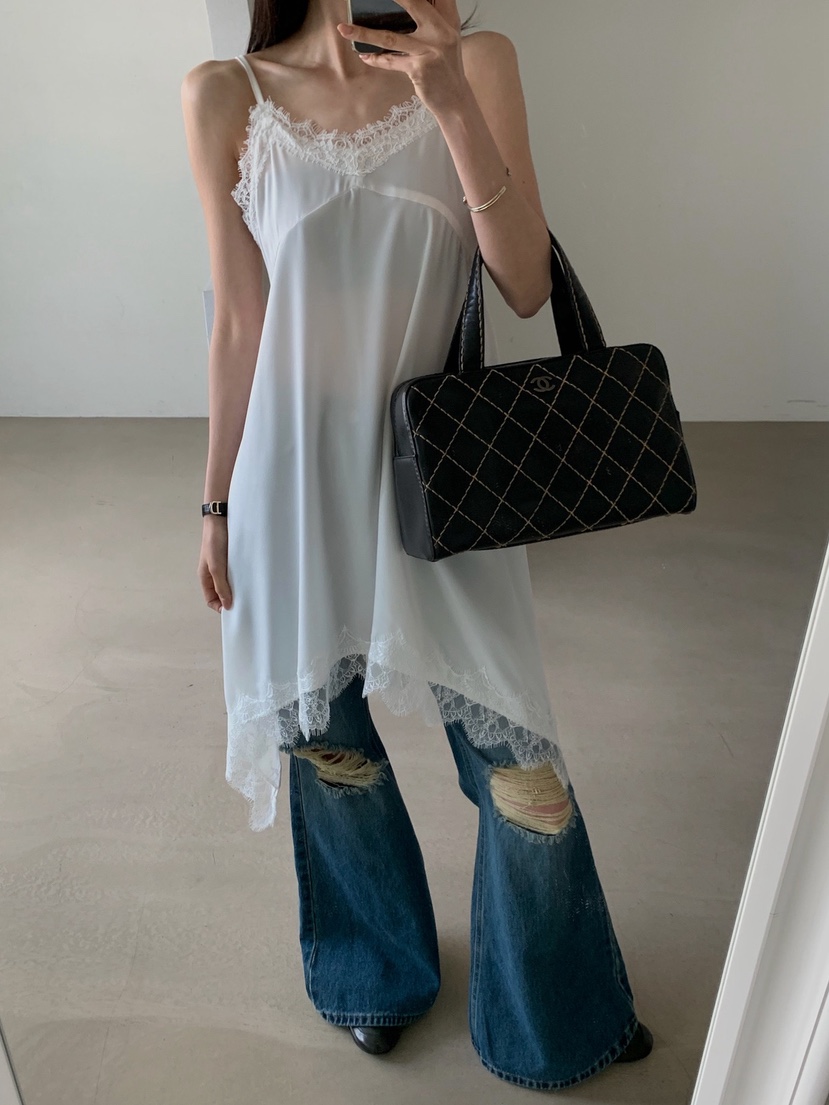 VERANDA韓國直郵女裝新款人氣職業時尚26春夏真品推薦牛仔褲VERANDA牛仔褲