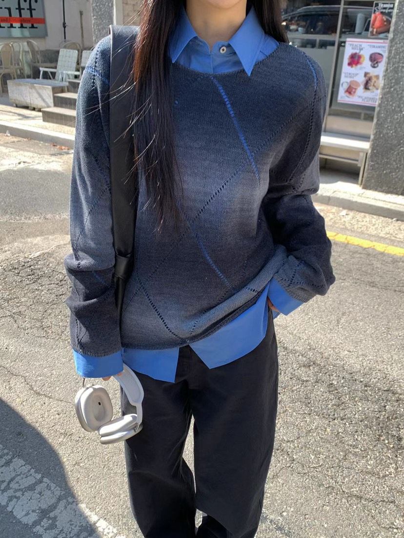 MUSHROOM EFFECT韓國直郵女士新品推薦休閑熱賣人氣針織衫MUSHROOM EFFECT針織衫