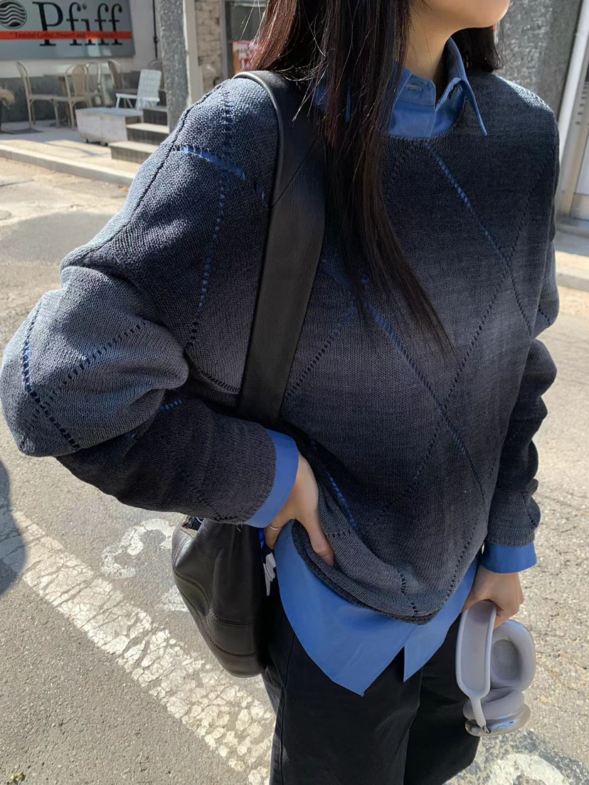 MUSHROOM EFFECT韓國直郵女士新品推薦休閑熱賣人氣針織衫MUSHROOM EFFECT針織衫