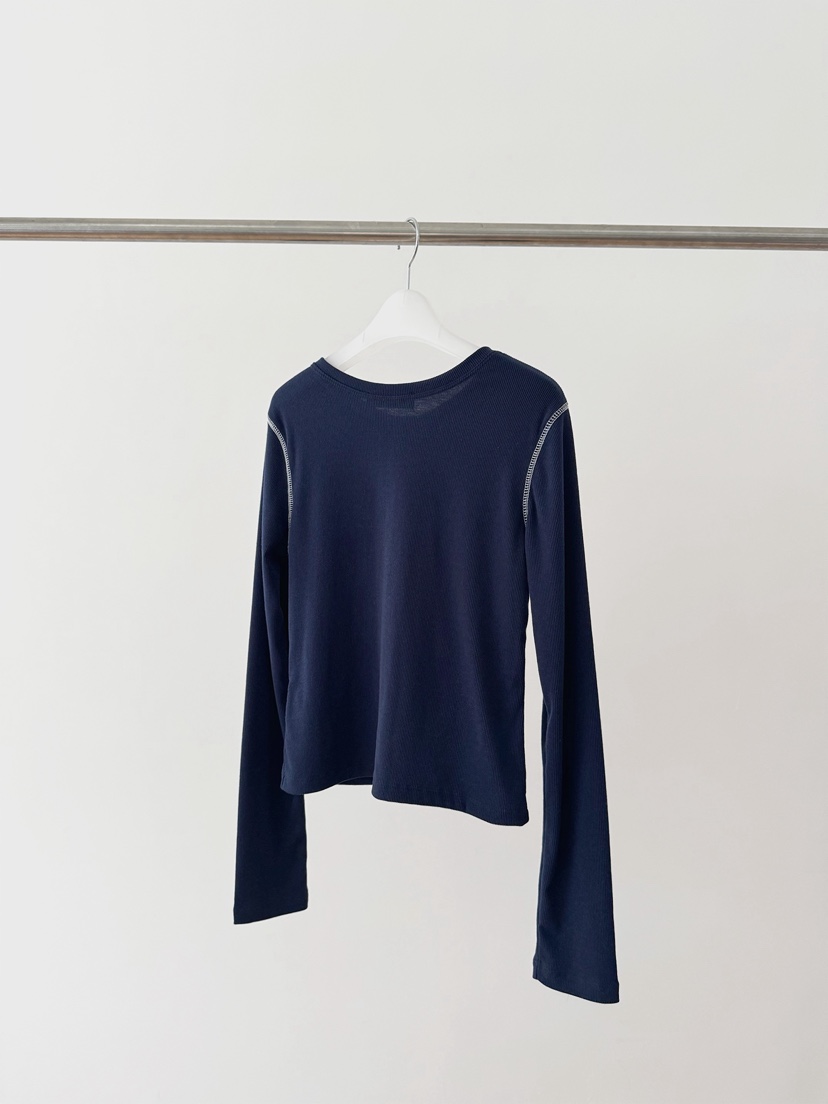 ERUME韓國代購女士新款休閑熱賣推薦人氣26春夏職業長袖T恤ERUME長袖T恤