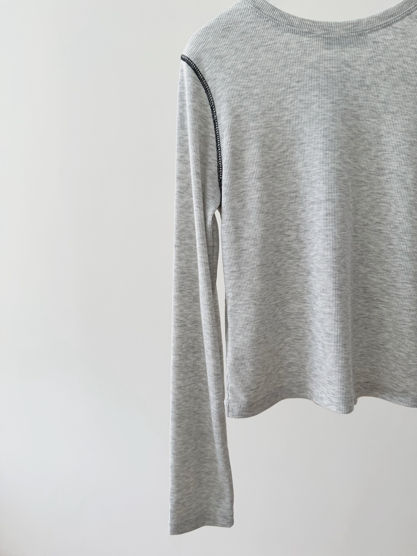 ERUME韓國代購女士新款休閑熱賣推薦人氣26春夏職業長袖T恤ERUME長袖T恤