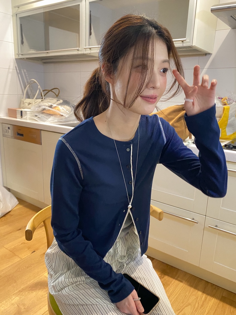 ERUME韓國代購女士新款休閑熱賣推薦人氣26春夏職業長袖T恤ERUME長袖T恤