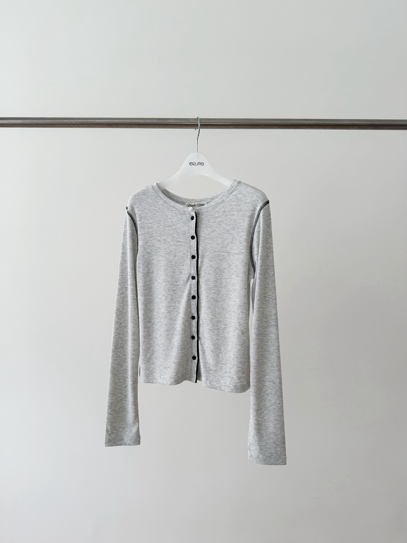 ERUME韓國代購女士新款休閑熱賣推薦人氣26春夏職業長袖T恤ERUME長袖T恤圖色2