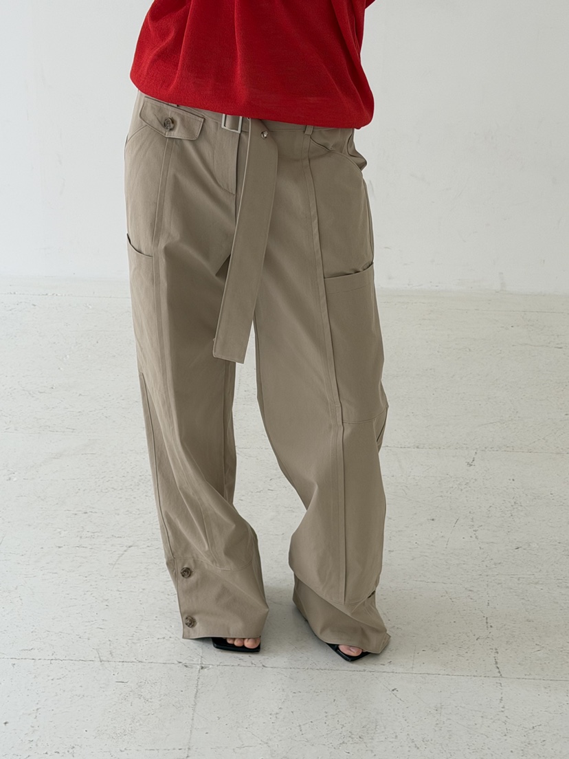 KARE/WEREPIECE韓國代購女士新款休閑時尚推薦休閑褲含腰帶KARE/WEREPIECE休閑褲