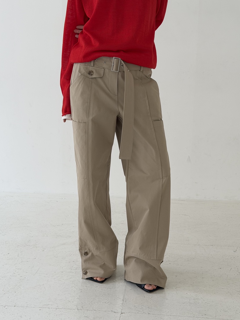 KARE/WEREPIECE韓國代購女士新款休閑時尚推薦休閑褲含腰帶KARE/WEREPIECE休閑褲