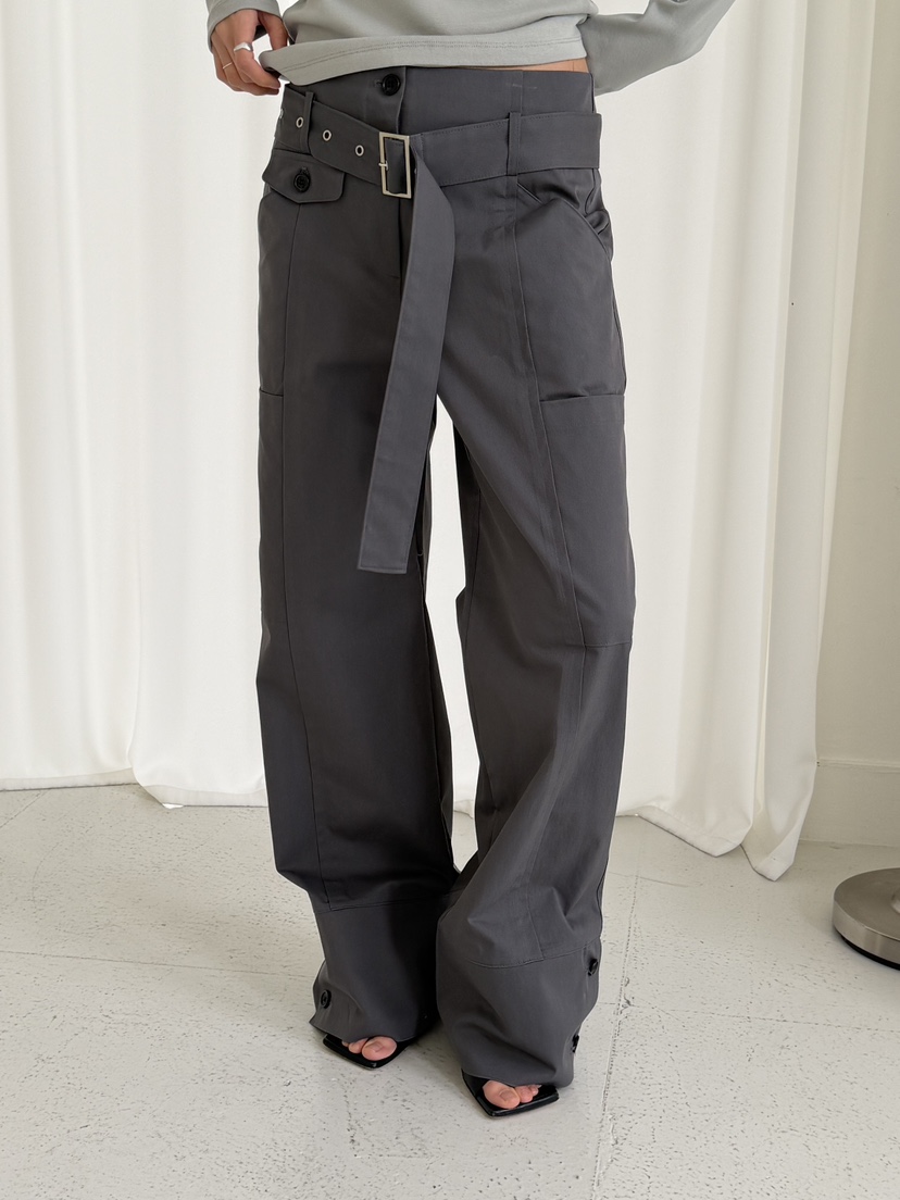 KARE/WEREPIECE韓國代購女士新款休閑時尚推薦休閑褲含腰帶KARE/WEREPIECE休閑褲