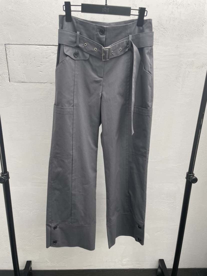 KARE/WEREPIECE韓國代購女士新款休閑時尚推薦休閑褲含腰帶KARE/WEREPIECE休閑褲圖色1