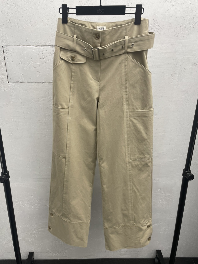 KARE/WEREPIECE韓國代購女士新款休閑時尚推薦休閑褲含腰帶KARE/WEREPIECE休閑褲圖色2